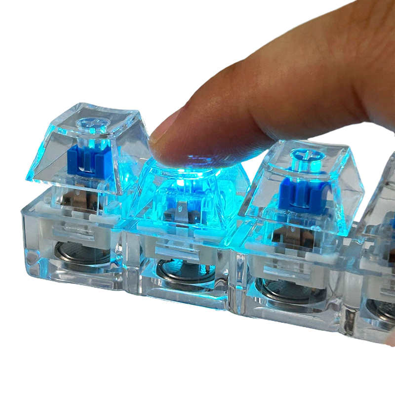 Kid Toys Ads - 【AD】4/9キー メカニカルキーボード軸テスター LEDキーボードキーおもちゃ ストレス解消 DIY フィジェットボタン