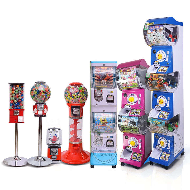 Kids Toys Vending Machine - アメリカ製カプセルトイディスペンサー、子供向けガチャボールギフト、キャンディガチャポン自動販売機、トークンコイン式アミューズメントアーケードゲーム機