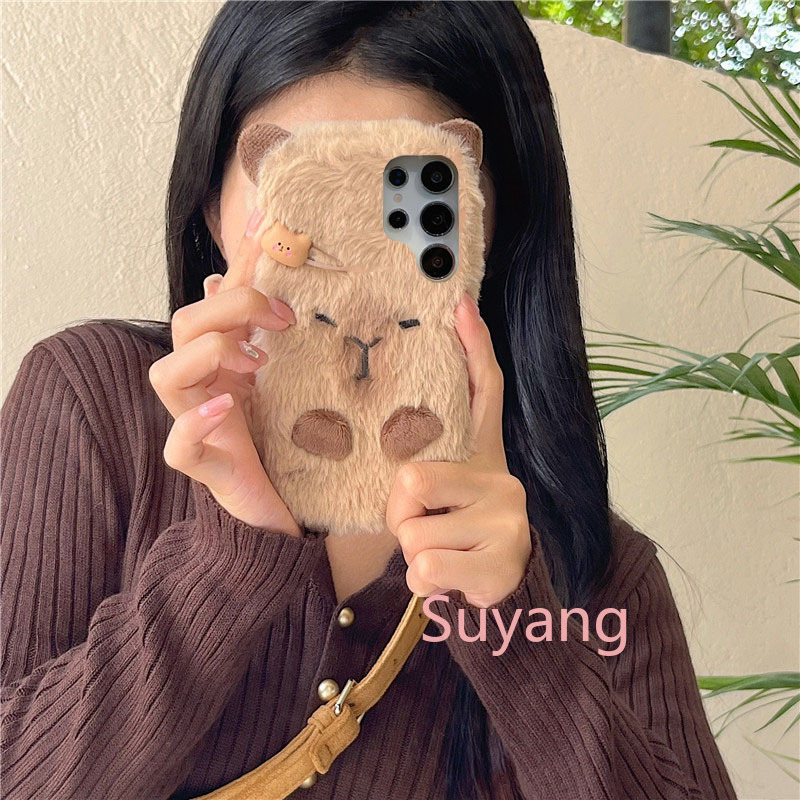 Xiaomi Kids Toys - 3D韓国風カピバラカバーシェル Xiaomi Redmi Note 14 Pro