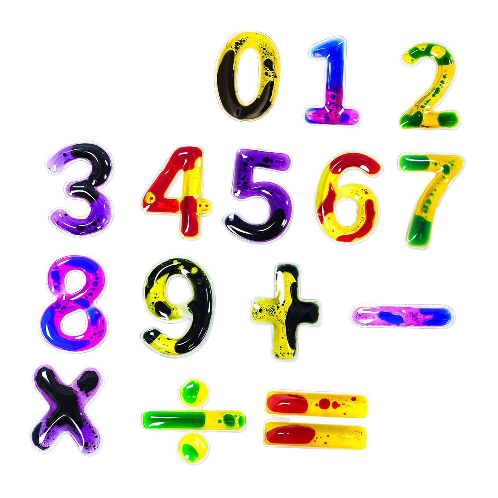 Kids Toys Play Youtube - 教育的感覚フィジェットトイ ソフトジェル液体数字チューブ 子供の早期発達を促すおもちゃ