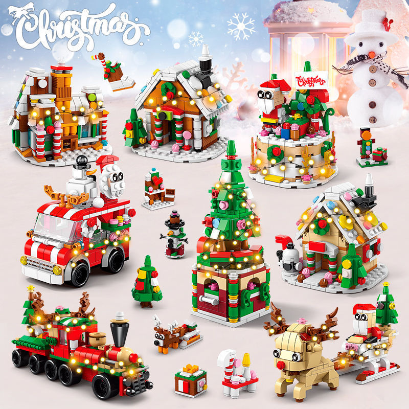 Kids Xmas Toys Ideas - 10in1 クリスマス エルク 鹿 サンタクロース トレイン