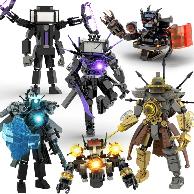 Kids Xmas Toys Ideas - ストームビディ-トイレタリービルディングブロック,ティタン,テレビマン,アップグレードスピーカー,アニメーションフィギュア,子供のおもちゃモデル,クリスマスのアイデア,ギフト,新しい