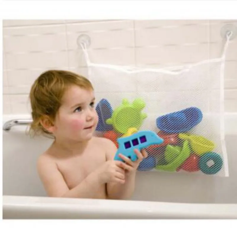 Kids Toys Basket - ベビーバスルームメッシュバスバッグ子供漫画バスケットネット子供のゲームネットワーク防水布砂のおもちゃビーチ収納オーガナイザー