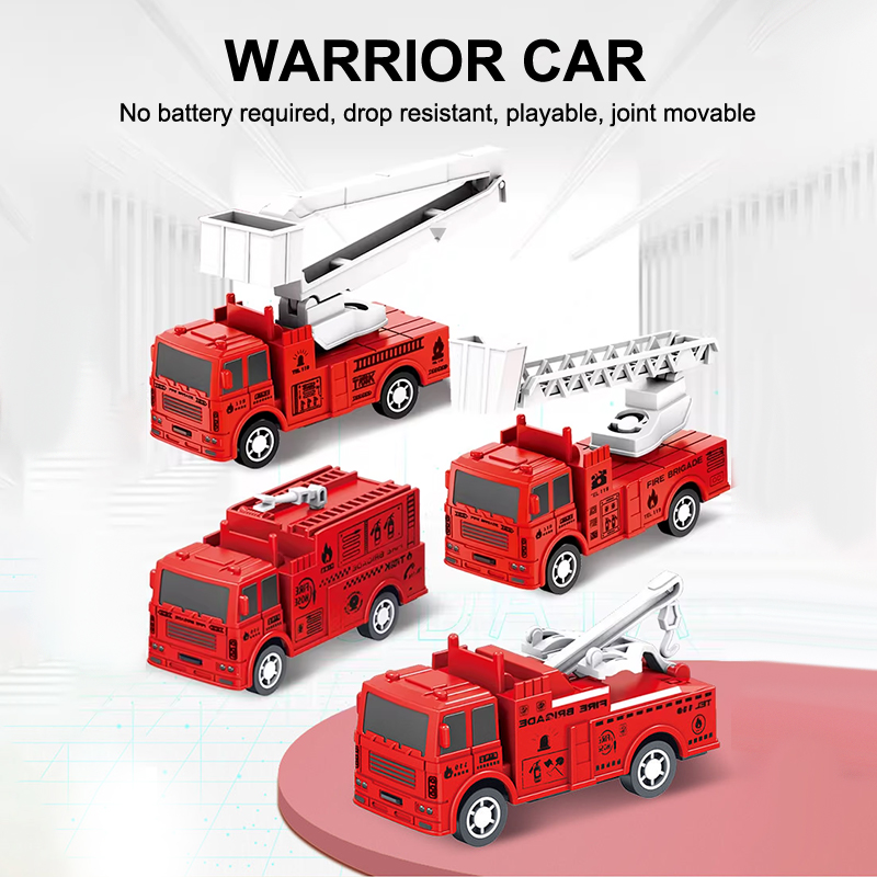 Kids Toys Cars - 1個入り子供用おもちゃ車、慣性式清掃車モデル、プルバック式工事車両、男の子向けおもちゃ、子供向け、男の子への理想的なギフト