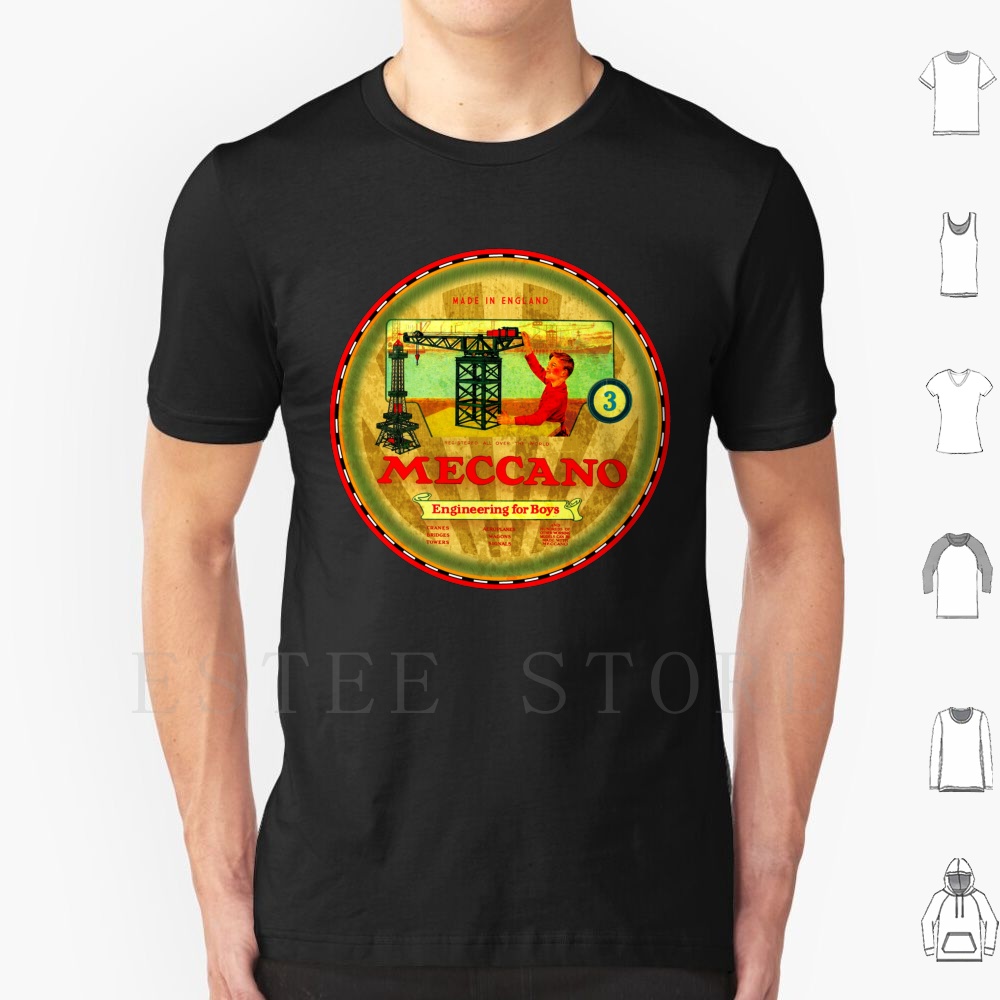 Kids Toys Uk - メカノメタルトイズ英国TシャツDIYビッグサイズ綿100%メカノメタルトイズ英国建設セットボーイズクラブコレクタブルクールキッズ