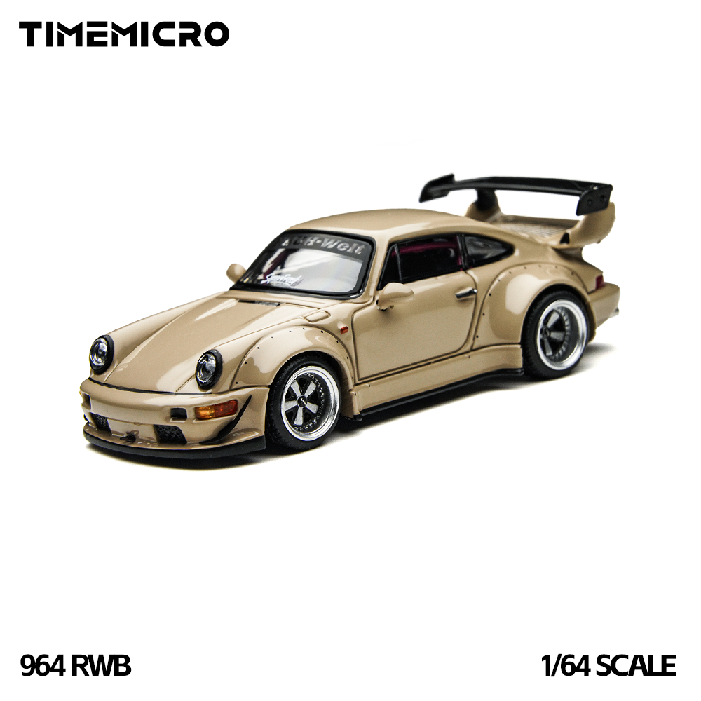 Kids Y Toys - タイムマイクロ1:64 RWB 964 ベージュ ギフトボックスセット ダイキャスト合金製シミュレーションカーモデル