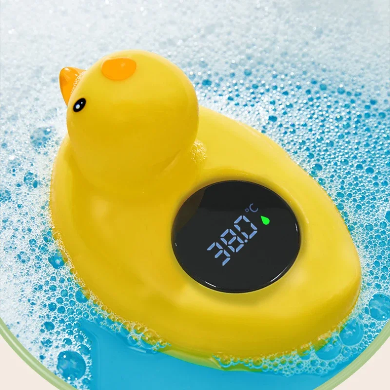 黄色いアヒルの漫画かわいい子供用温度計フローティング防水おも - Kids Toys Yellow のレビューと価格