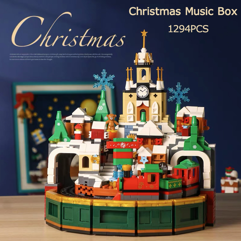 アイデアサンタクロースオルゴールビルディングブロッククリスマ - Kids Xmas Toys Ideas のレビューと価格