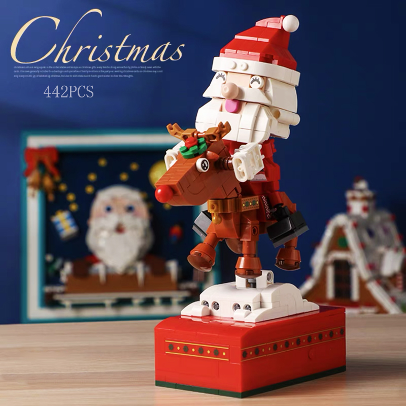 アイデアサンタクロースオルゴールビルディングブロッククリスマ - Kids Xmas Toys Ideas のレビューと価格