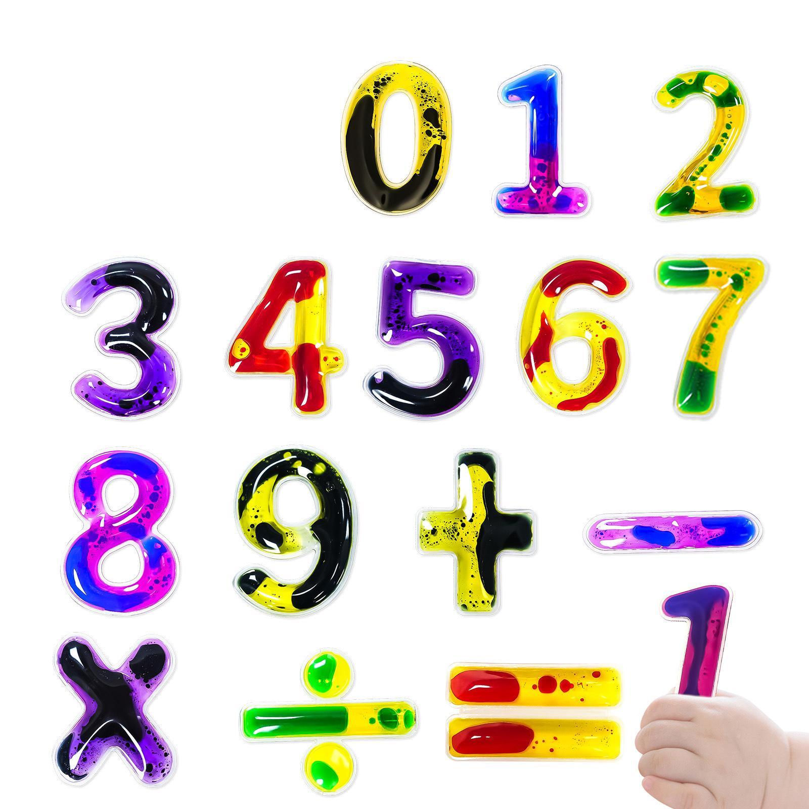 教育的感覚フィジェットトイ ソフトジェル液体数字チューブ 子 - Kids Toys Play Youtube のレビューと価格