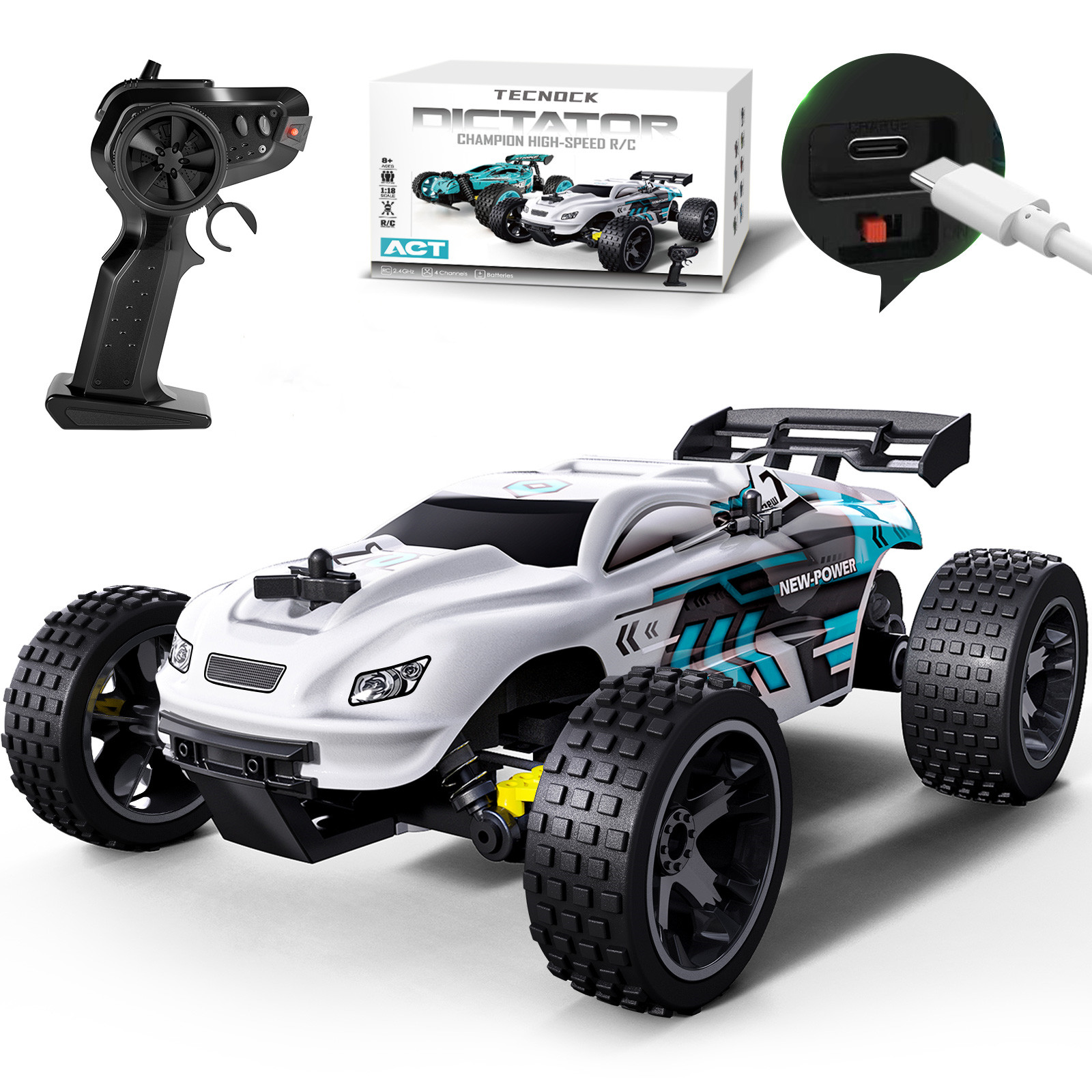 大人&子供向け高速RCカー、20 KM/Hリモートコントロー - Kids Toys Under 50 のレビューと価格
