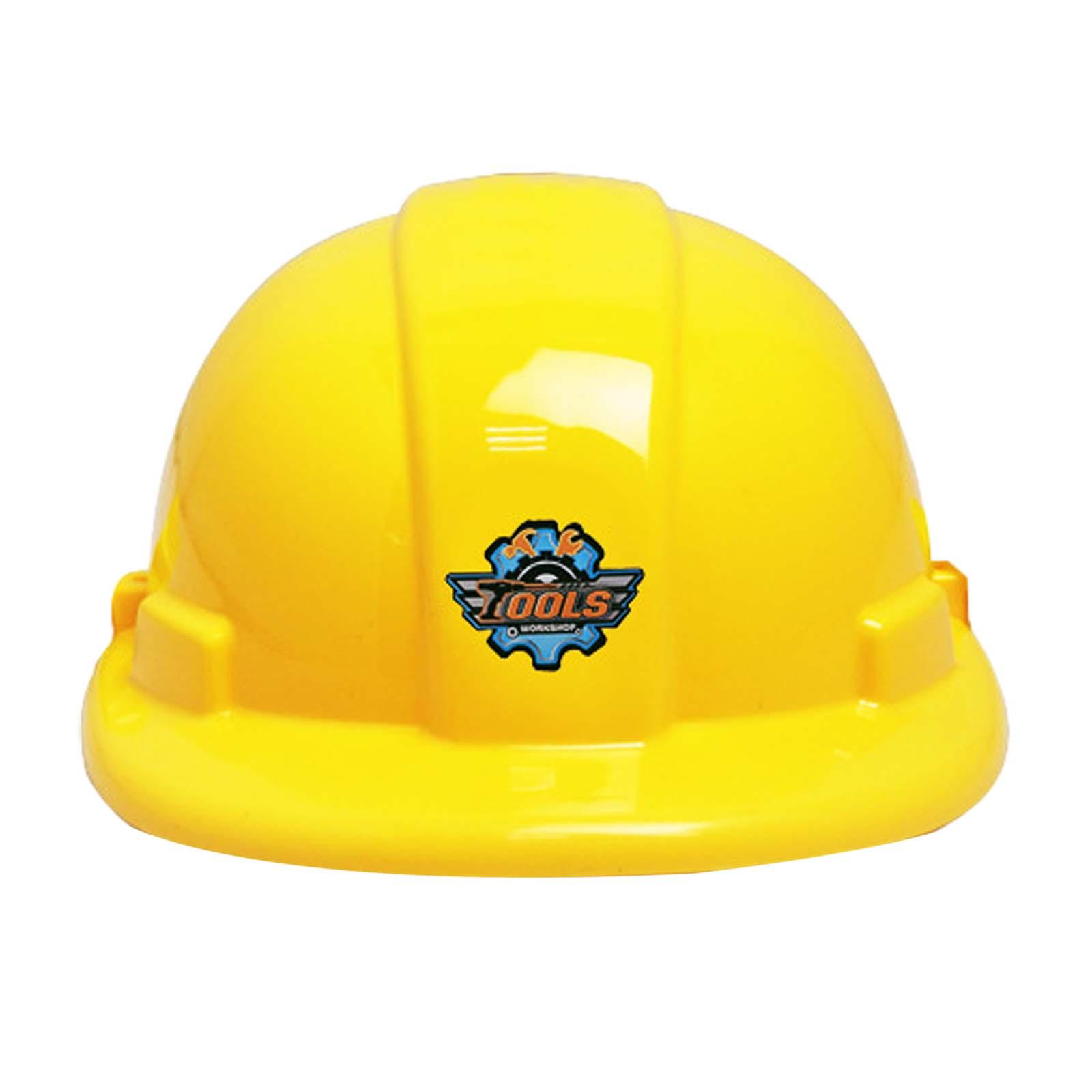 キッズ建設帽子おもちゃ建設作業員ヘルメットごっこ遊びセットド - Kids Toys Yellow のレビューと価格