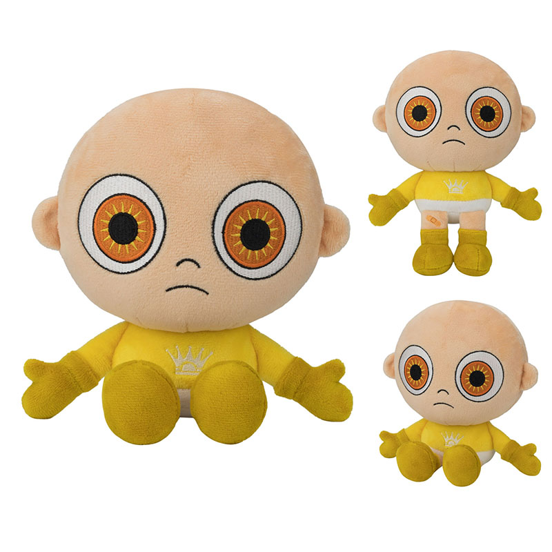 かわいい黄色のぬいぐるみ赤ちゃん人形、柔らかいぬいぐるみ、ゲ - Kids Toys Yellow のレビューと価格