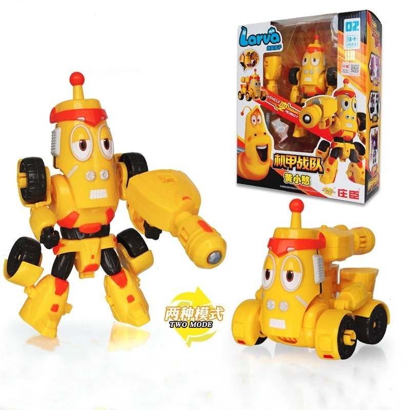 韓国のラバトランスフォーメーションおもちゃ、アクションフィギ - Kids Toys Yellow のレビューと価格