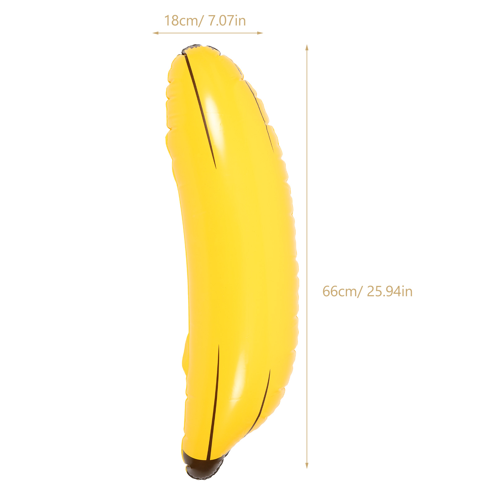 6 個インフレータブルバナナおもちゃ黄色写真小道具バルーンア - Kids Toys Yellow のレビューと価格
