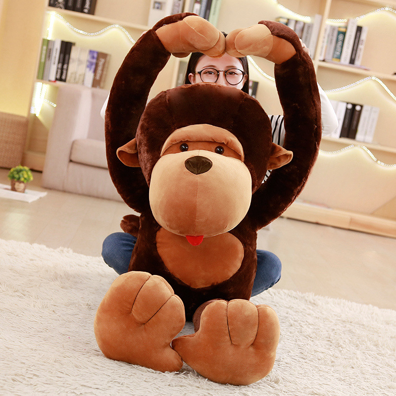 大きなぬいぐるみゴリラ、猿のぬいぐるみ、枕、かわいい誕生日プ - Best Kids Toys Xmas のレビューと価格