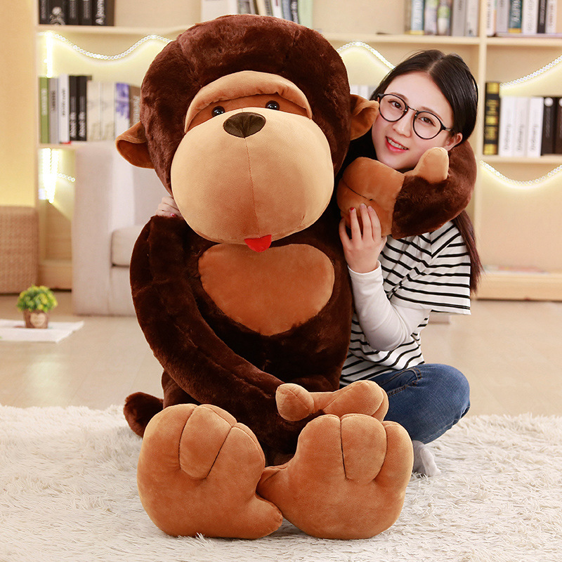 大きなぬいぐるみゴリラ、猿のぬいぐるみ、枕、かわいい誕生日プ - Best Kids Toys Xmas のレビューと価格
