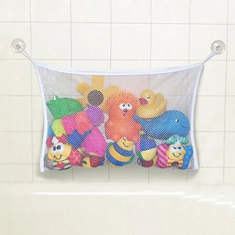 ベビーバスルームメッシュバスバッグ子供漫画バスケットネット子 - Kids Toys Basket のレビューと価格