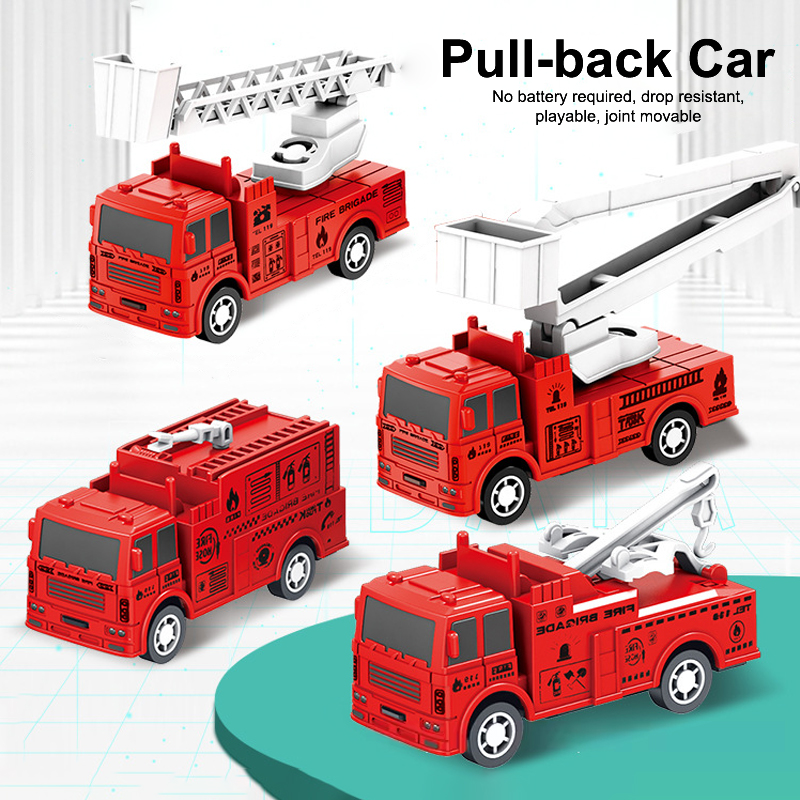 1個入り子供用おもちゃ車、慣性式清掃車モデル、プルバック式工 - Kids Toys Cars のレビューと価格