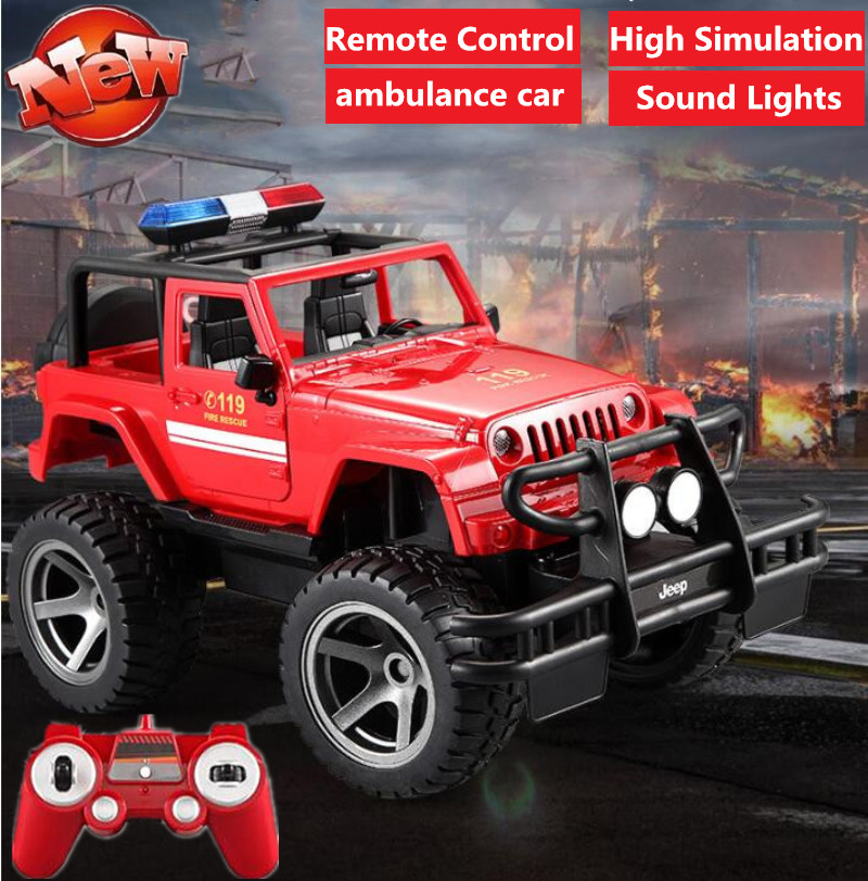 大型救急車 2.4G 4WD ラジコン シティレスキュー車両 - Kids Toys Under 50 のレビューと価格
