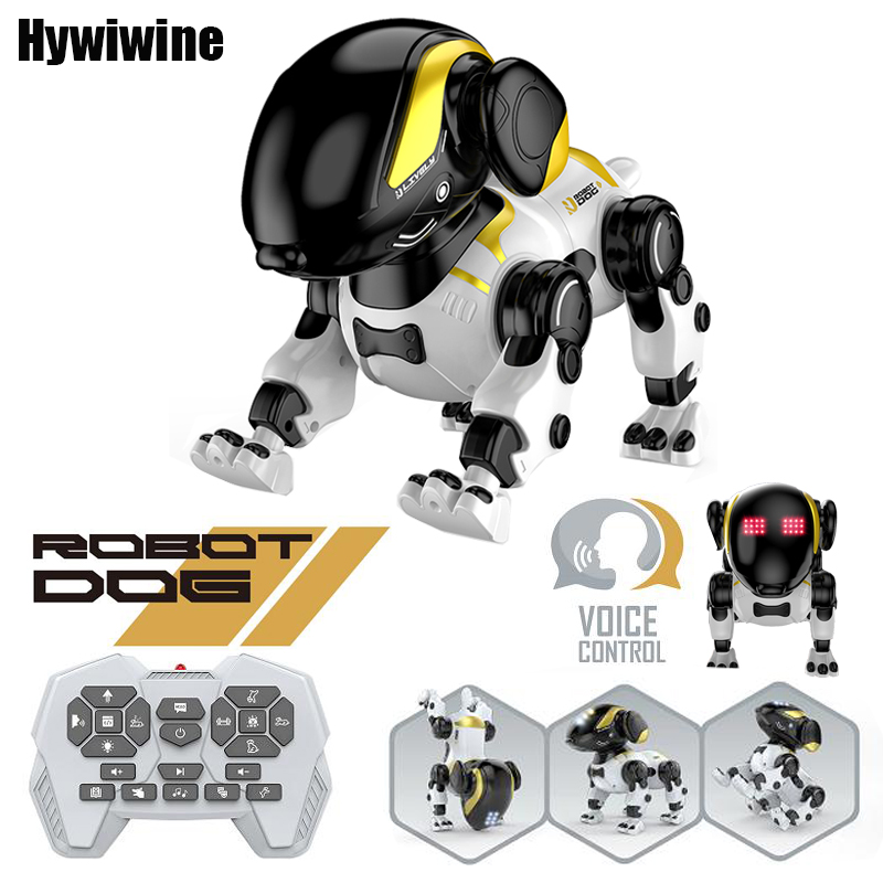 リモコンロボット犬エモ RC ロボット音声インテリジェントウ - Kids Toys Under 50 のレビューと価格