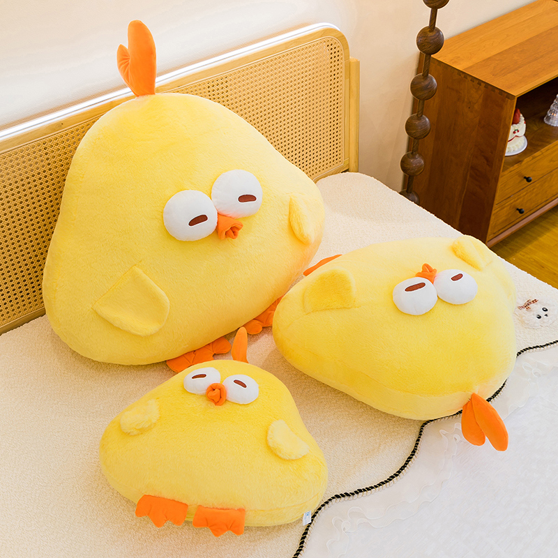 新しいかわいいドゥンドゥンチキンぬいぐるみ、柔らかい黄色のチ - Kids Toys Yellow のレビューと価格