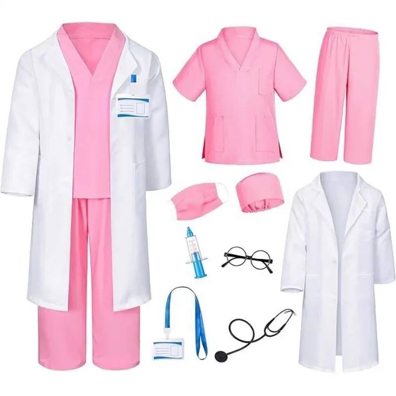 キッズドクターごっこ遊びセット白衣聴診器おもちゃバッグコスプ - Kids Toys Doctor Set のレビューと価格