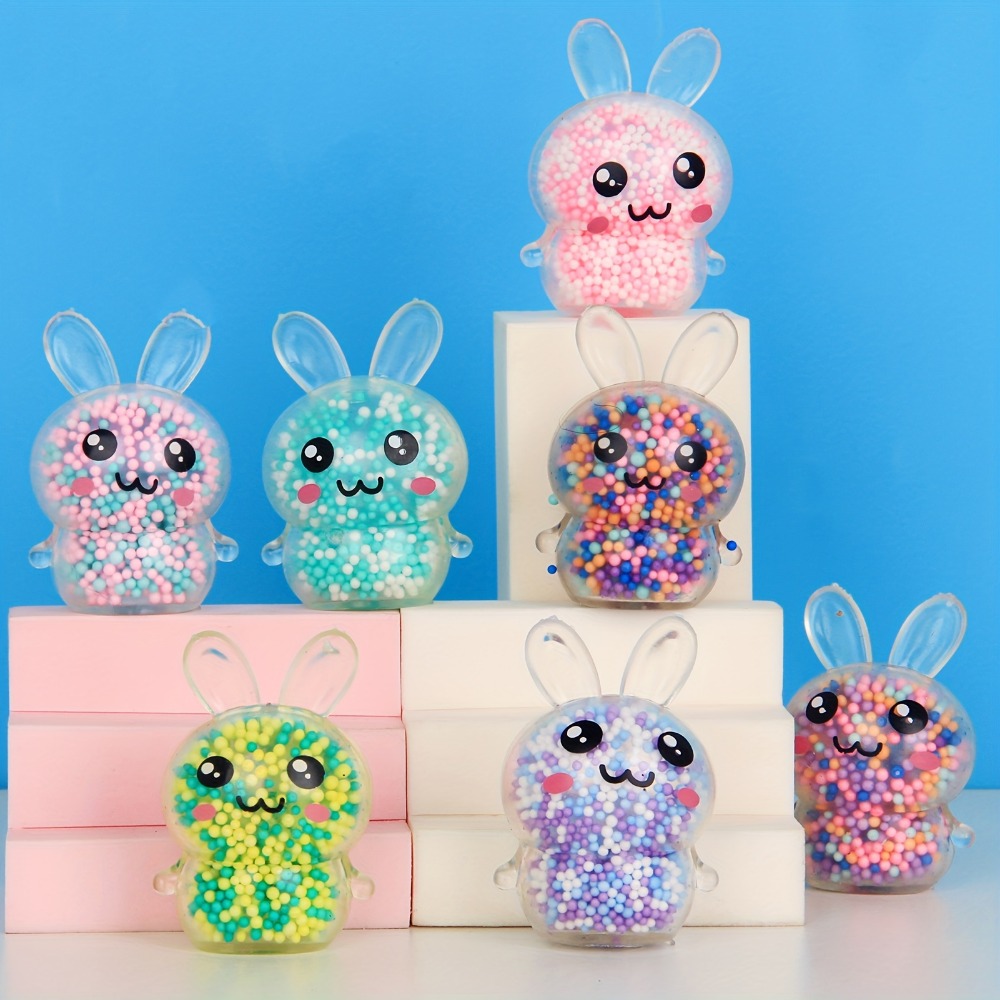 スクイーズバニーストレスボール、ライト、ストレス解消玩具、そ - Kids Toys Basket のレビューと価格