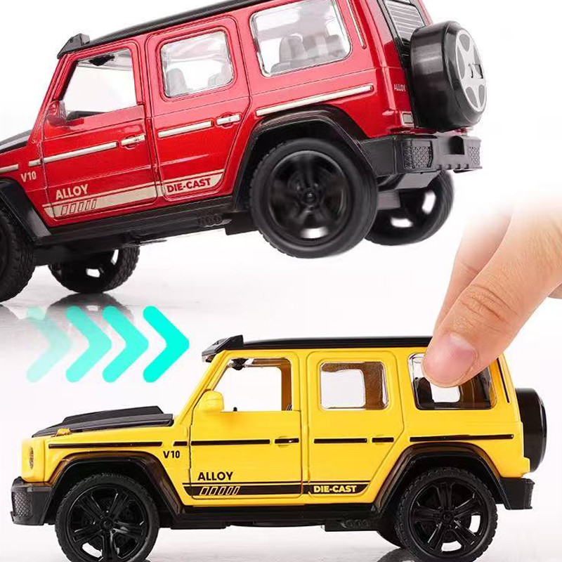 1:28スケールの鋳造合金製おもちゃの車、ドアが開く、プルバ - Kids Y Toys のレビューと価格