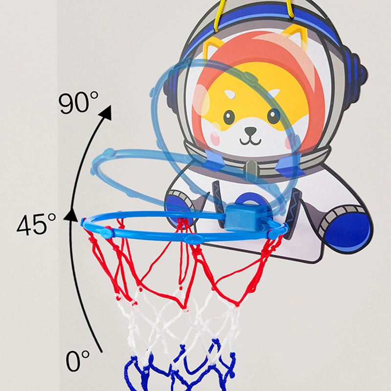 子供用調節可能なバスケットボールスタンド漫画の動物の形のシュ - Kids Toys Basket のレビューと価格