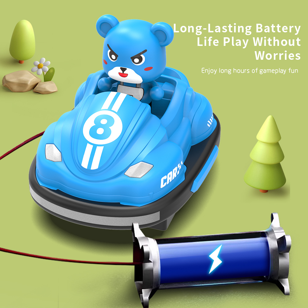 2.4G バンパーバトル RC カー LED 音楽付き ぬい - Kids Toys Under 50 のレビューと価格