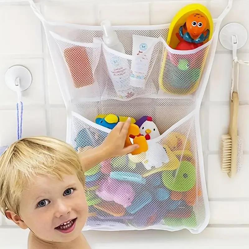 ホームオーガナイザー キッズ用収納 吸盤式 浴室用バスタブ人 - Kids Toys Basket のレビューと価格