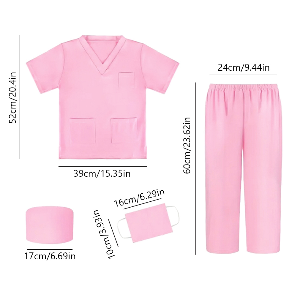 子供用ごっこ遊びおもちゃセット、医者と看護師のコスチューム、 - Kids Toys Doctor Set のレビューと価格