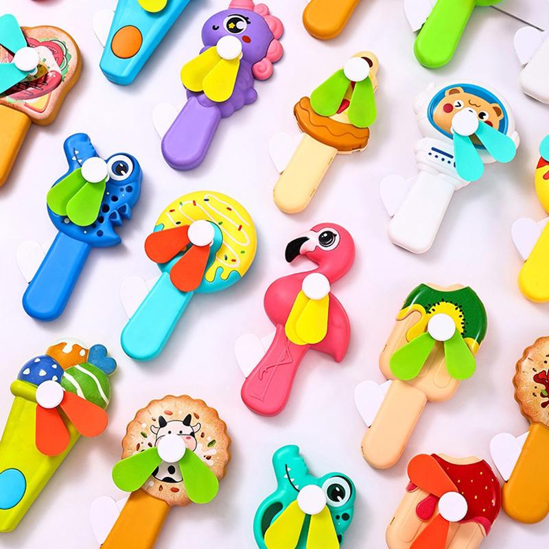 漫画風アイスクリームクッキーミニハンドプレッシャーファン、ラ - Kid Toys Ads のレビューと価格