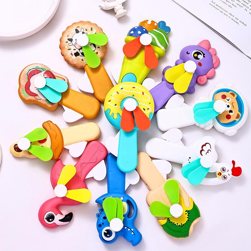 漫画風アイスクリームクッキーミニハンドプレッシャーファン、ラ - Kid Toys Ads のレビューと価格