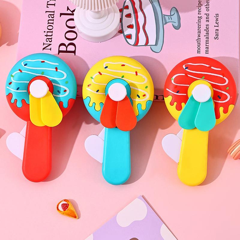 漫画風アイスクリームクッキーミニハンドプレッシャーファン、ラ - Kid Toys Ads のレビューと価格