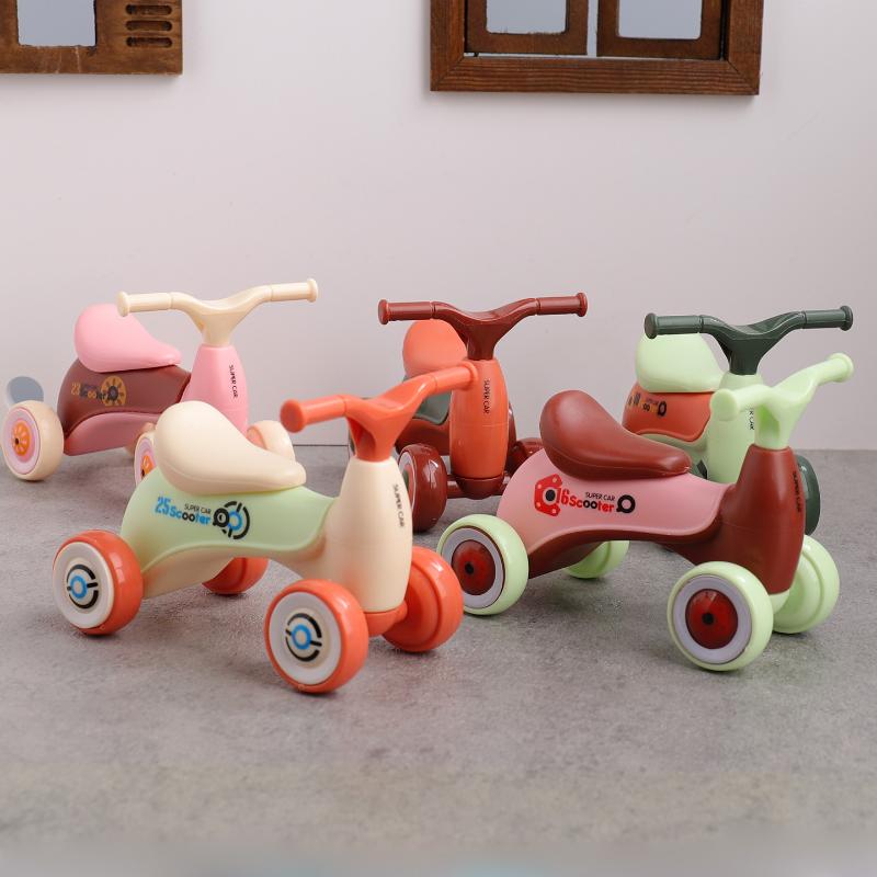 1 個シミュレーションミニかわいい子供用バランスカー四輪ベビ - Kids Toys Cars のレビューと価格