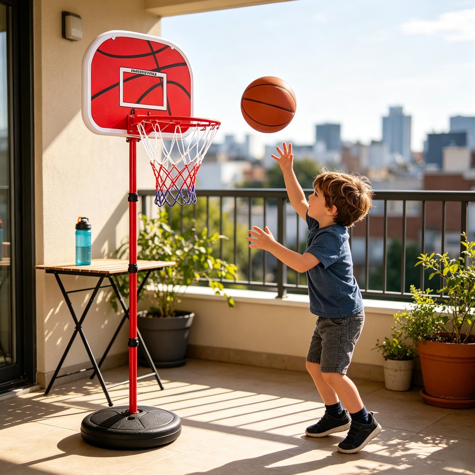 バスケットボールフープ 子供用 調節可能なスポーツ玩具 ボー - Kids Toys Basket のレビューと価格
