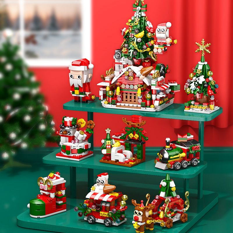 DIYビルディングブロックキット、ライト、クリスマスエルク、 - Kids Xmas Toys Ideas のレビューと価格