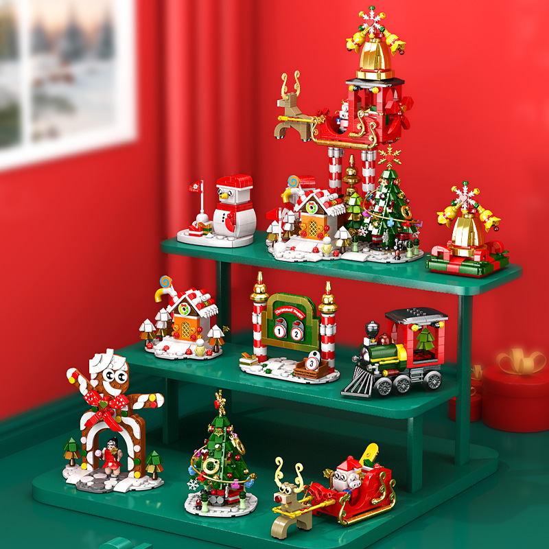 DIYビルディングブロックキット、ライト、クリスマスエルク、 - Kids Xmas Toys Ideas のレビューと価格