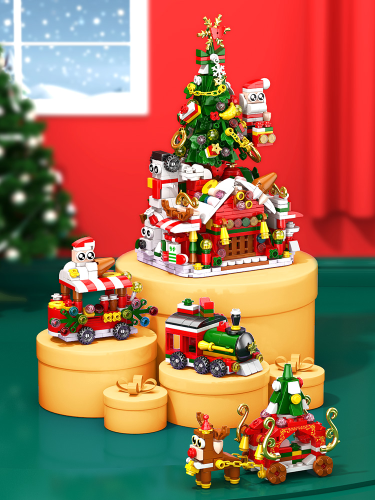 DIYビルディングブロックキット、ライト、クリスマスエルク、 - Kids Xmas Toys Ideas のレビューと価格