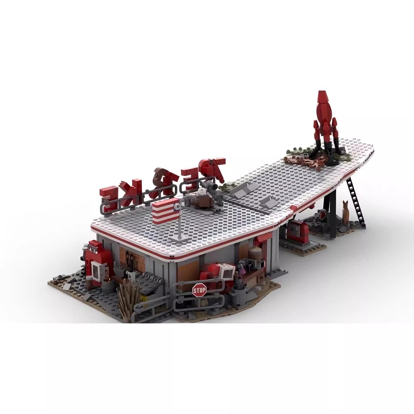 MOC ゲームフォールアウト 4 レッドロケットトラックスト - Kids Xmas Toys Ideas のレビューと価格