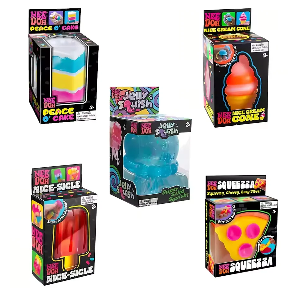 サプライズボックス スクイーズトイ - 6種類のソフトスクイ - Kid Toys Ads のレビューと価格